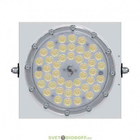 Мощный светодиодный Прожектор D ЭКО 44Вт, 5000К Яркий дневной, 6600Лм, оптика 90 градусов, IP67