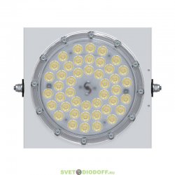 Мощный светодиодный Прожектор D ЭКО 42Вт, 5000К Яркий дневной, 5880Лм, оптика 20 градусов, IP67