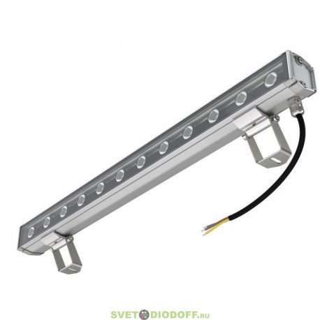 Архитектурно-фасадная подсветка, светильник БАРОККО S 6Вт, 570Лм, CRI80, 5000К Яркий дневной, оптика 90°, 600мм