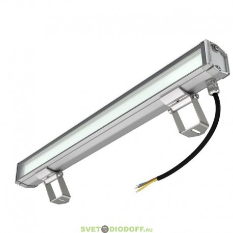 Архитектурно-фасадная подсветка, светильник БАРОККО S 5Вт, 610Лм, CRI80, 5000К Яркий дневной, оптика 100°, ОПАЛ 500мм