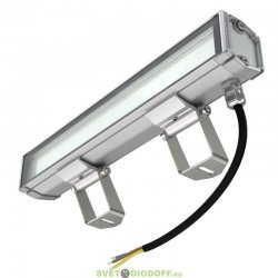 Архитектурно-фасадная подсветка, светильник БАРОККО S 5Вт, 590Лм, CRI80, 5000К Яркий дневной, оптика 100°, ОПАЛ 300мм