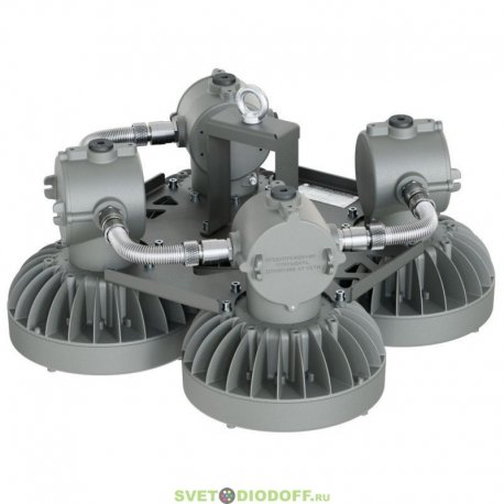 Взрывозащищенный светодиодный светильник Профи Нео M Ex-4-400-П-П30-5070-M20 400Вт, 58800Лм, 5000К, IP66, угол 30°