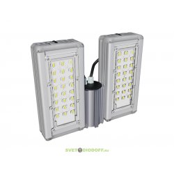 Уличный светодиодный светильник Магистраль Консоль 64Вт, 10880Лм, 5000К Яркий дневной, IP67. оптика широкая 150*84°