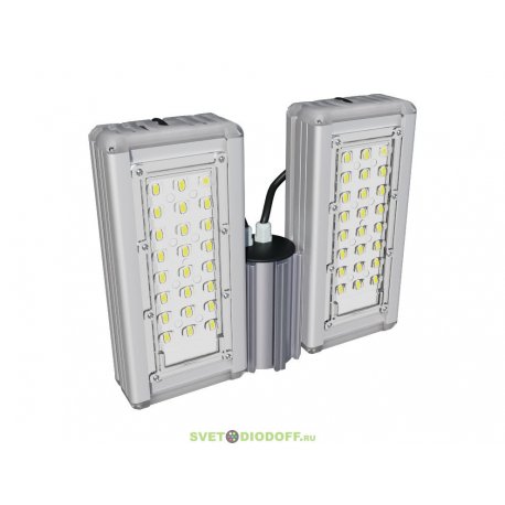 Уличный светодиодный светильник Магистраль Консоль 64Вт, 10880Лм, 5000К Яркий дневной, IP67. оптика широкая 150*84°