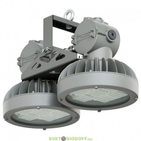 Взрывозащищенный светодиодный светильник Профи Нео M Ex-2-200-П-П90-5070-M20, 200Вт, 31200Лм, 5000К, IP66, оптика 90°