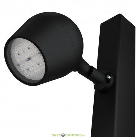 Парковый (столб), архитектурный (земля) светильник серии ШЕЛЛ 50 М, 50Вт, 6750Лм, 5000К Яркий дневной, оптика 50°, 230мм