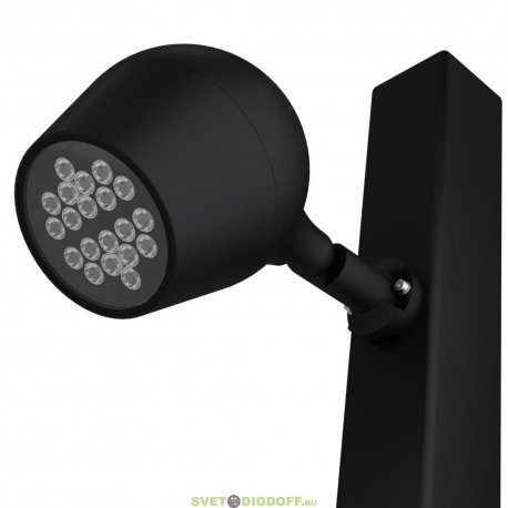 Парковый (столб), архитектурный (земля) светильник серии ШЕЛЛ 50 М, 50Вт, 6600Лм, 5000К Яркий дневной, оптика узкая 15°, 230мм