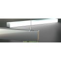 Линейный подвесной светодиодный светильник Элегант S 60Вт, 5400Лм, 5000К яркий дневной, 1492×124×44мм