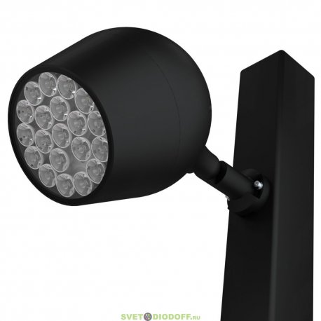 Парковый (столб), архитектурный (земля) светильник серии ШЕЛЛ 40 L, 40Вт, 5720Лм, 5000К Яркий дневной, оптика узкая 5°, 280мм