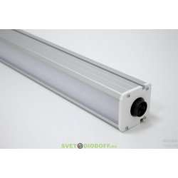 Линейный подвесной светодиодный светильник Ритейл 69Вт, 9650Лм, 5000К, IP65, прозрачный, 935x60x60