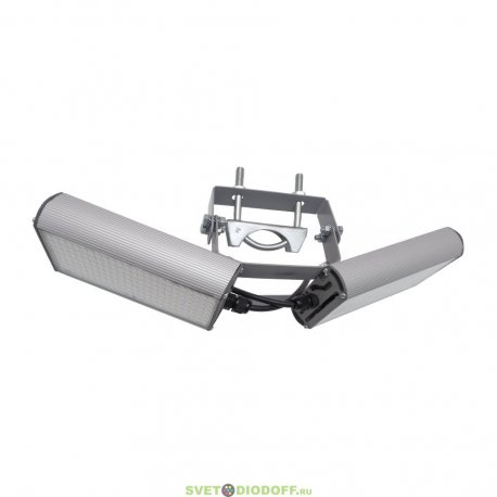 Светодиодный светильник GLERIO Practical+ Галочка 64 Вт, 12800 лм, 200 лм/Вт, IP67, 5000К, 120° Габариты: 380*97*130 мм