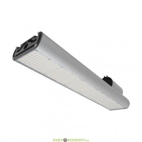 Светодиодный светильник GLERIO Practical+ Консоль 96 Вт, 19200 лм, 200 лм/Вт, IP67, 5000К, 120° Габариты: 465*115*115 мм