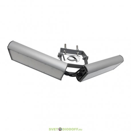 Светодиодный светильник GLERIO Practical+ Галочка 96 Вт, 19200 лм, 200 лм/Вт, IP67, 5000К, 120° Габариты: 505*97*130 мм