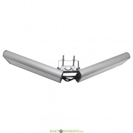 Светодиодный светильник GLERIO Practical+ Галочка 128 Вт, 25600 лм, 200 лм/Вт, IP67, 5000К, 120° Габариты: 650*97*140 мм