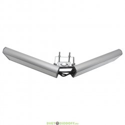 Светодиодный светильник GLERIO Practical+ Галочка 128 Вт, 25600 лм, 200 лм/Вт, IP67, 5000К, 120° Габариты: 650*97*140 мм