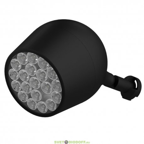 Парковый (столб), архитектурный (земля) светильник серии ШЕЛЛ 40 L, 40Вт, 5720Лм, 5000К Яркий дневной, оптика узкая 5°, 280мм