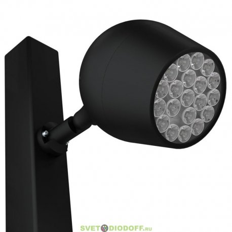 Парковый (столб), архитектурный (земля) светильник серии ШЕЛЛ 40 L, 40Вт, 5720Лм, 5000К Яркий дневной, оптика узкая 5°, 280мм