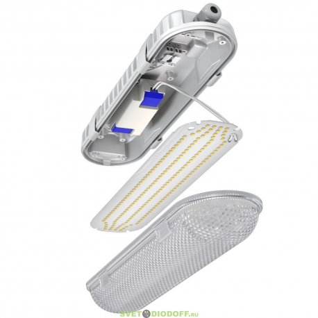 Светодиодный светильник Айсберг Мини 12Вт, 1940Лм, CRI70, 5000К Яркий дневной, Призма, IP54