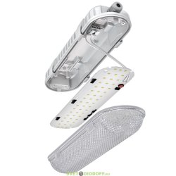 Светодиодный светильник Айсберг Мини 10 Эко, 10Вт, 1500Лм, CRI70, 5000К Яркий дневной, Призма, IP54