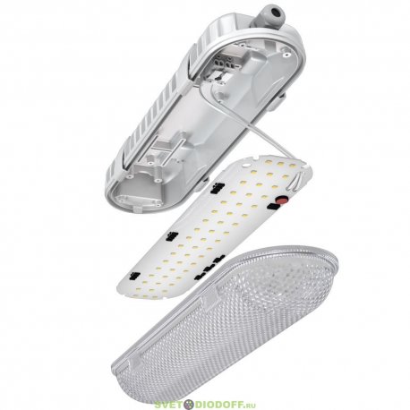 Светодиодный светильник Айсберг Мини 10 Эко, 10Вт, 1500Лм, CRI70, 5000К Яркий дневной, Призма, IP54