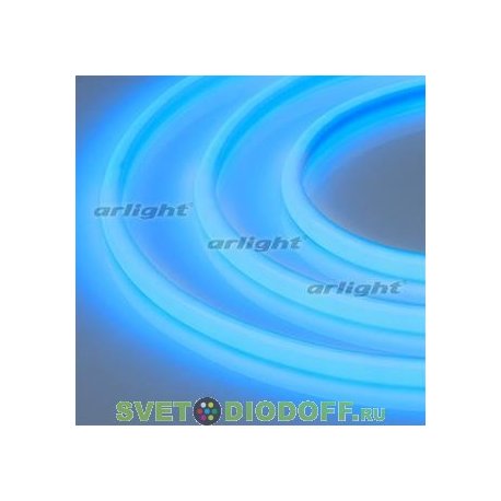 Лента светодиодная термостойкая RTW-2835-180 24V Blue (14.4W/m, High temp) синий