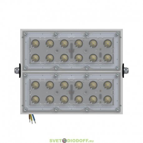 Архитектурный узконаправленный Прожектор серия S 70Вт, 11200Лм, 5000К Яркий дневной, IP67. линза 55°