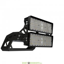 Мощный светодиодный прожектор Плазма Про 600 SPORT DMX 600Вт, 64400Лм, CRI95, 5700К Яркий дневной, оптика 18°, IP66/IP67