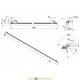 Архитектурный линейный светильник низковольтный Модерн v2.0 3Вт 410Лм (3вт/м) 24VDC 5000К Яркий дневной Опал 1000мм