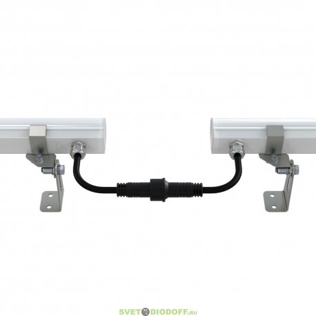 Линейный светодиодный светильник, фасадный Модерн v2.0 6Вт 820Лм (9вт/м) 48VDC 5000К Яркий дневной Опал Транзит 675мм