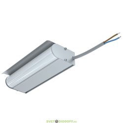 Архитектурный светодиодный светильник ЛИНИЯ Модерн v2.0 Профиль Козырек, 1.5Вт, 160Лм (9Вт/м) 48V DC, 5000К, Опал, 180мм