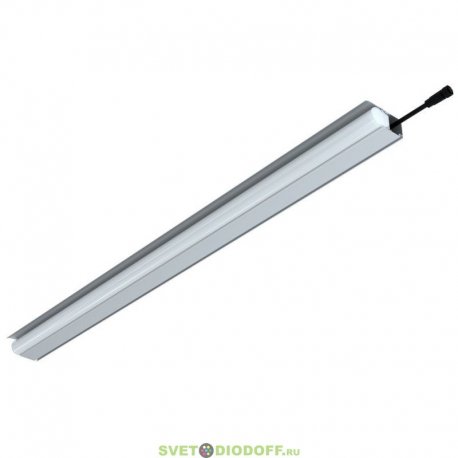 Архитектурный светодиодный светильник ЛИНИЯ Модерн v2.0 Профиль Козырек Подкл. 9Вт 980Лм (9Вт/м) 24V DC 5000К Опал 1000мм