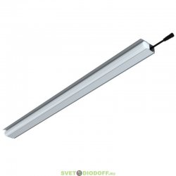 Архитектурный светодиодный светильник ЛИНИЯ Модерн v2.0 Профиль Козырек Подкл. 9Вт 980Лм (9Вт/м) 24V DC 5000К Опал 1000мм