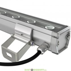 Архитектурно-фасадная линейная подсветка БАРОККО S 48Вт, 4790Лм, CRI80, 48В DC, 5000К Яркий дневной, оптика 25°, 1200мм