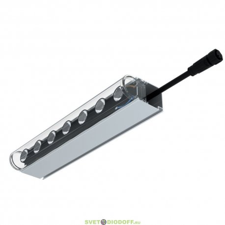 Архитектурный светильник Модерн v2.0 4Вт Оптики 500Лм (16Вт/м) 48В DC CRI80 5000К оптика 25° Профиль, транзитное 250мм