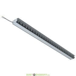 Линейный архитектурный светильник Модерн v2.0 16Вт Оптик 1790Лм (16Вт/м) 48В DC CRI80 5000К оптика 70° Профиль, козырек 1000мм