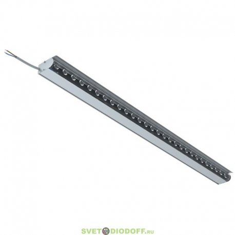 Линейный архитектурный светильник Модерн v2.0 16Вт Оптик 1790Лм (16Вт/м) 48В DC CRI80 5000К оптика 70° Профиль, козырек 1000мм