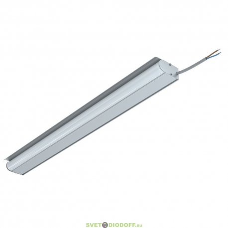 Архитектурный светодиодный светильник ЛИНИЯ Модерн v2.0 Профиль Козырек, 2,0Вт, 274Лм (3Вт/м) 48V DC, 5000К, Опал, 675мм