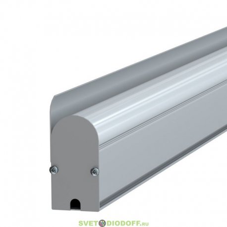 Архитектурный светодиодный светильник ЛИНИЯ Модерн v2.0 Профиль Козырек, 0.5Вт, 69Лм (3Вт/м) 48V DC, 5000К, Опал, 180мм