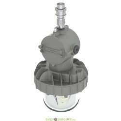 Взрывозащищенный светодиодный светильник Армор Ex - 50 - Т - П - 5070 - M20, 50Вт, 8000Лм, 5000К, Прозрачный, IP66