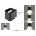 Архитектурный светодиодный светильник угол 1-86 градусов LGD-Wall-Vario-J2G-12W Warm White серый алюм
