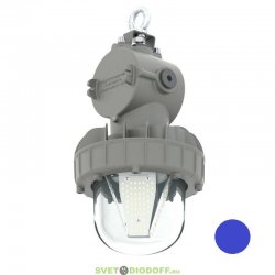 Взрывозащищенный светодиодный светильник Армор Ex - 30 - П - П - 5070 - M20, 30Вт, Прозрачный, IP66, Красный