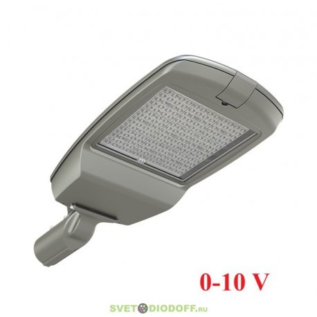 Консольный светодиодный светильник Гроза М 120Вт, 19400Лм, 5000К линза 155×70° градусов управление 0-10V