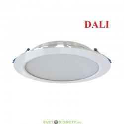 Встраиваемый светодиодный светильник Даунлайт 15 L DALI, 15Вт, 1800Лм, 5000К, Опал, 224×180х42мм