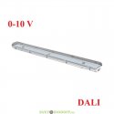 Светодиодный линейный промышленный светильник DALI Айсберг-60Вт, IP65, 3000К, 9110Лм, прозрачный