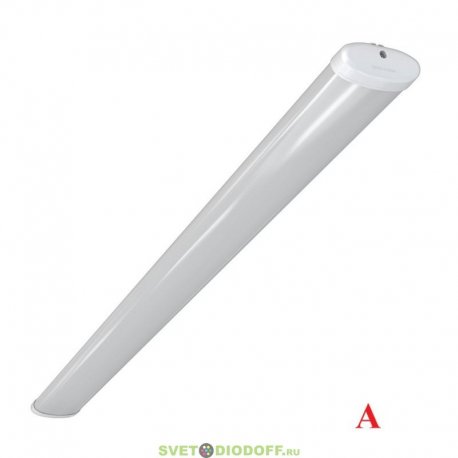 Аварийный линейный светодиодный светильник ПромЛЭД Айсберг Лайт 75Вт, 10800Лм, CRI70, 3000К, Опал, IP54, 1500мм