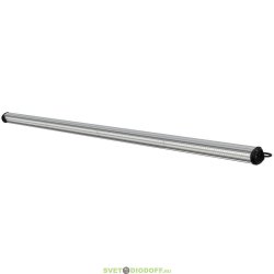 Линейный светодиодный светильник Т-Линия Оптима CRI80, 70Вт, 10880Лм, 3000К Теплый, Прозрачный, 2000мм