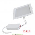 Встраиваемый LED светильник Даунлайт 20 QM DALI 20Вт 2210Лм 3000К Теплый Опал 185×185×32мм