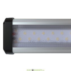 Светодиодный линейный светильник низковольтный Т-Линия Компакт 60Вт 1500мм Эко 36-48V DC 5000К Микропризма, 7080Лм