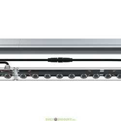 Архитектурный светильник Модерн v2.0 3Вт Оптик 300Лм (12Вт/м) 48В DC CRI80 5000К оптика 45° Профиль, козырек, транзит 250мм