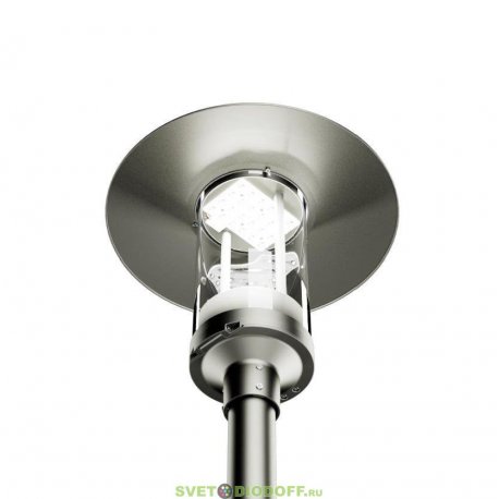 Опора парковая торшерного типа Шафт 50Вт, 7000Лм, 4000К Дневной, линза 150°, IP66, опора ОД-2-140-4, 4м.п.